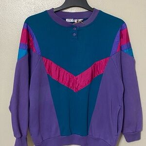 Vintage/Retro Colorful Women’s Sweatshirt